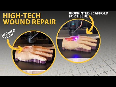 Embedded thumbnail for 3D bioprinting to help heal wounds | Headline Science